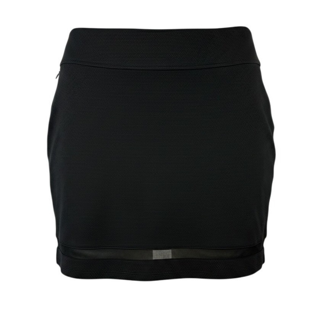 Stella Parker Women's M Black Golf Tennis Skort NWT UPF 50+ Stretch Zip Pocket
